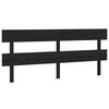 vidaXL Uzglavlje za krevet crno 184 x 3 x 81 cm od masivne borovine