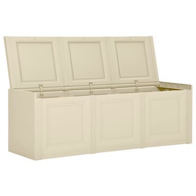 vidaXL Kutija za jastuke angora bijela 125 x 40 x 42 cm 130 L