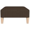 vidaXL Tabure tamnosmeđi 78 x 56 x 32 cm od tkanine
