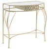 vidaXL Bočni stolić u francuskom stilu metalni 82 x 39 x 76 cm zlatni