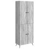 vidaXL Set ormara 2 pcs Siva Sonoma Konstruirano drvo