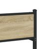 vidaXL Metalni okvir kreveta bez madraca boja hrasta sonome 100x200 cm