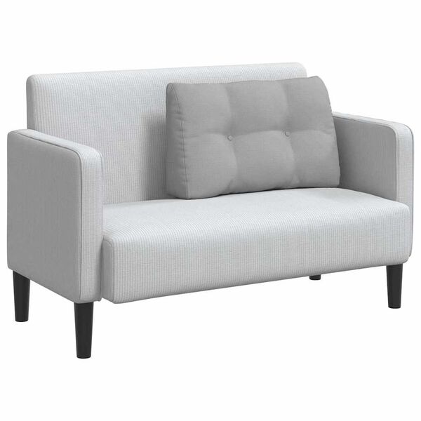 vidaXL Jastuk za leđa Oblačnosiva 80 x 24 x 50 cm tkanina