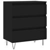 vidaXL Komoda crna 60 x 35 x 70 cm od konstruiranog drva