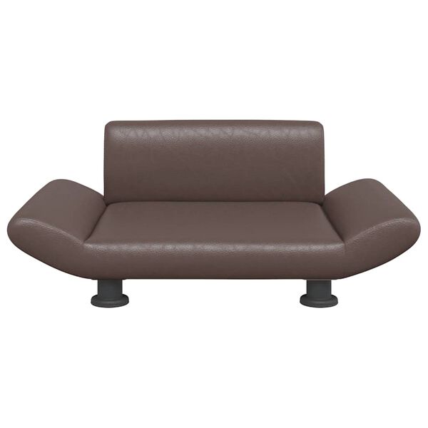 vidaXL Krevet za pse smeđi 70 x 45 x 28 cm od umjetne kože
