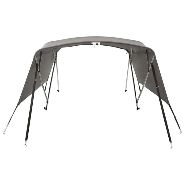 vidaXL Tenda bimini s 4 luka i bočnim stijenkama 243x(230-244)x137 cm