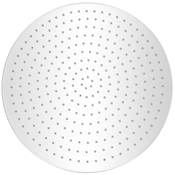 vidaXL Glava za nadglavni tu&scaron; od nehrđajućeg čelika 50 cm okrugla