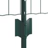 vidaXL Ograda s postovima Zelena 0,4 x 50 m Čelik i PVC