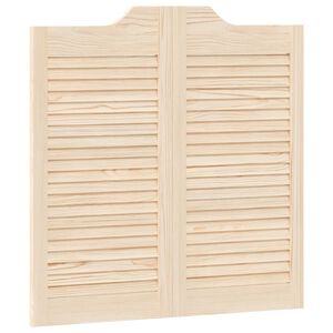 vidaXL Vrata na rasklapanje 80 x 40 cm Masivna borovina Prirodna