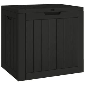 vidaXL Vrtna kutija za pohranu crna 55,5 x 43 x 53 cm polipropilen
