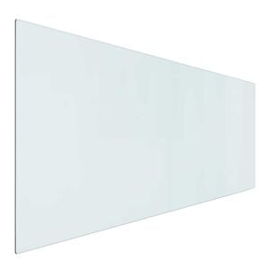 vidaXL Staklena ploča za kamin *Transparent*an 120 x 50 cm Stakl