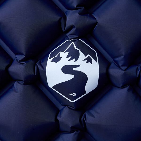 vidaXL Madrac na napuhavanje za kampiranje 1 osoba modri 190x58x6 cm