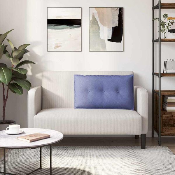 vidaXL Jastuk za leđa Traper plava 80 x 19 x 50 cm tkanina