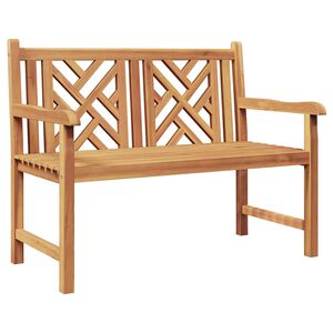vidaXL klupa Smeđa 114 x 60 x 90 cm Čvrsto teak drvo