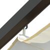 vidaXL Pergola s pomičnim krovom krem bijela 3 x 3 m čelična