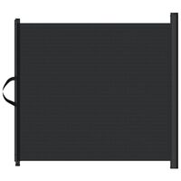 vidaXL Uvlačiva vrata za kućne ljubimce crna 82,5 x 125 cm