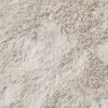 vidaXL Faux Rabbit Fur Rug Olite Bež &Oslash; 200 cm Poliester
