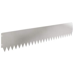vidaXL Ograda oko Travnjaka 10 pcs 103 x 20 cm Čelik Srebrna