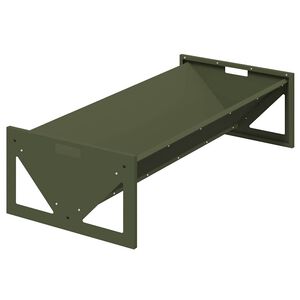 vidaXL Hranilica za stoku Maslinastozelena 108 x 50 x 28 cm 10 kg