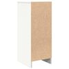 vidaXL Komoda bijela 29,5x34x76 cm od konstruiranog drva