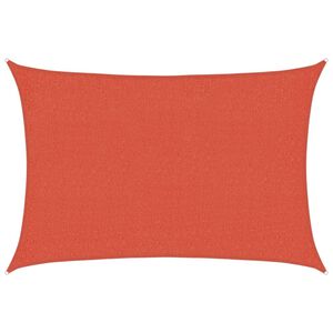 vidaXL Jedro za za&scaron;titu od sunca 160 g/m&sup2; terakota 2 x 3 m HDPE