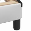 vidaXL Okvir za krevet Dover bijelo-crni 90 x 200 cm umjetna koža