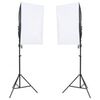 vidaXL Fotografska oprema sa setom svjetala, pozadinom i reflektorom