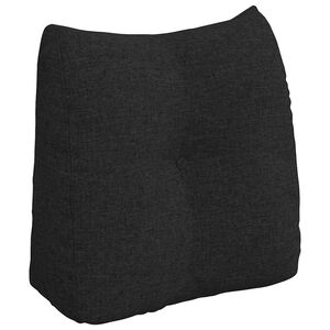 vidaXL Jastuk za leđa Crna 45 x 24 x 50 cm tkanina