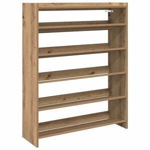 vidaXL Stalak za cipele boja hrasta 80x25x100 cm konstruirano drvo