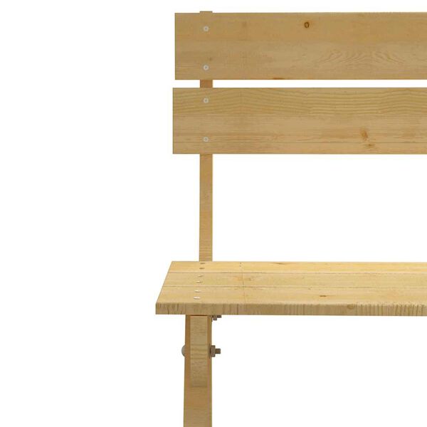 vidaXL Vrtna stolica od impregnirane borovine