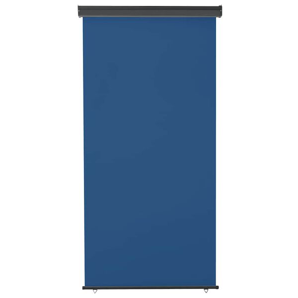 vidaXL Balkonska bočna tenda 125 x 250 cm plava