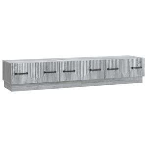 vidaXL TV ormar Siva sonoma 147 x 34,5 x 27 cm Konstruirano drvo