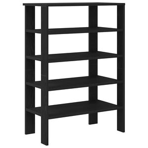 vidaXL Stalak za cipele crni 61x32x87,5 cm od konstruiranog drva
