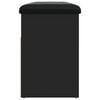 vidaXL Klupa za cipele crna 82 x 32 x 45,5 cm od konstruiranog drva