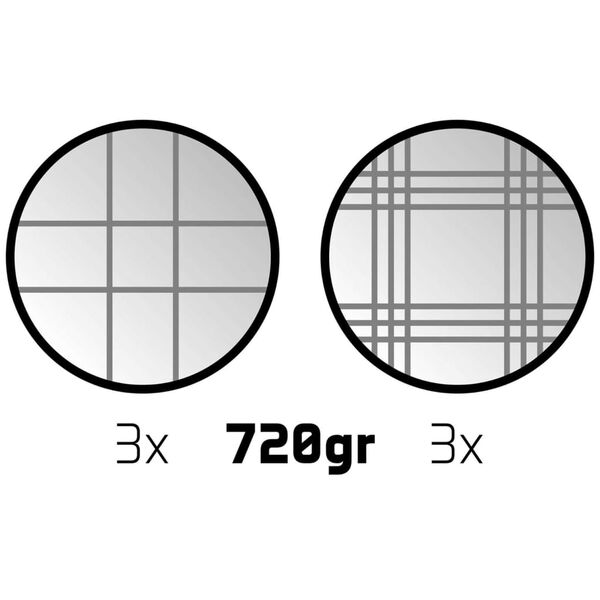 Get & Go set za boćanje VI sa 6 kugla srebrni 52JV-CHR-Uni