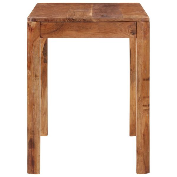 vidaXL Blagovaonski stol drvo bagrema s premazom boje meda 110x60x76cm