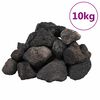 vidaXL Vulkansko kamenje 10 kg crno 5-8 cm