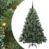 vidaXL Umjetno božićno drvce s stalakom Zelena 150 cm PE i PVC