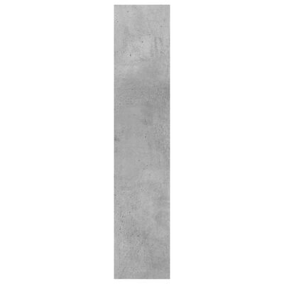 vidaXL Zidna polica siva boja betona 90 x 16 x 78 cm konstruirano drvo