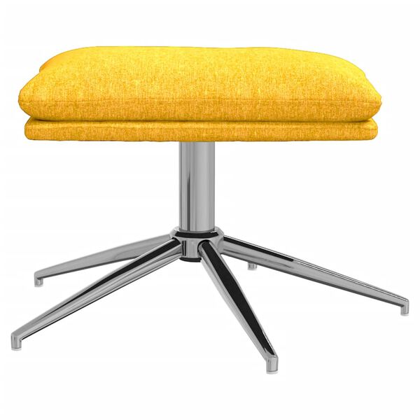 vidaXL Tabure boja senfa 60x60x35 cm od tkanine