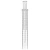 vidaXL Stup za ogradu 2 pcs Srebrno 20 x 20 x 190 cm Metal
