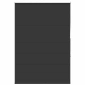 vidaXL Rolo zavjesa Blackout Black 110x130 cm &Scaron;irina tkanine 105,7 cm