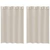 vidaXL Voile zavjesa 2 kom. Pijesak 140 x 140 cm Poliester