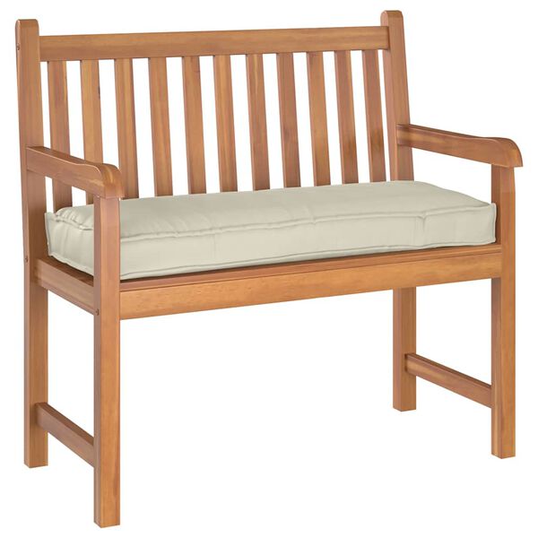 vidaXL Jastuk za klupu od paleta Krema 100 x 40 x 8 cm Oxford tkanina