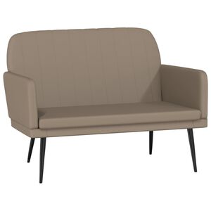 vidaXL Klupa boja cappuccina 107x80x81 cm od umjetne kože