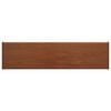 vidaXL Prozorska klupčica Smeđe drvo 60 x 25 x 4,5 cm PVC