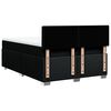 vidaXL Krevet s oprugama i madracem crni 160x200 cm od tkanine