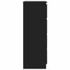 vidaXL Komoda crna 60 x 35 x 98,5 cm od konstruiranog drva