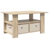vidaXL Kava Stol Sonoma hrast 77 x 55 x 42 cm Konstruirano drvo