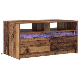 vidaXL Kava Stol Staro drvo 90 x 50 x 45 cm Konstruirano drvo